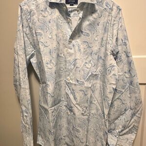 Eton Light Blue Paisley Shirt